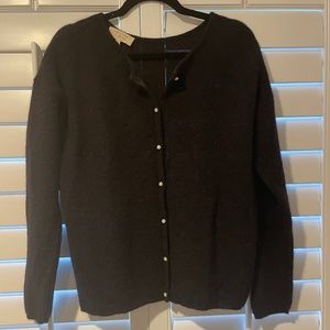 Sezane Gaspard Cardigan Black Medium